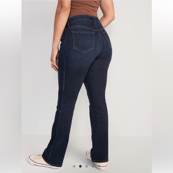 NWT Old Navy Maternity Front Low Panel Boot-Cut Jeans - Picture 2 of 5